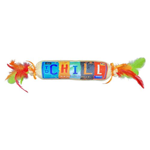 Margaritaville License To Chill Cat Kicker W/Feather Cat Toy