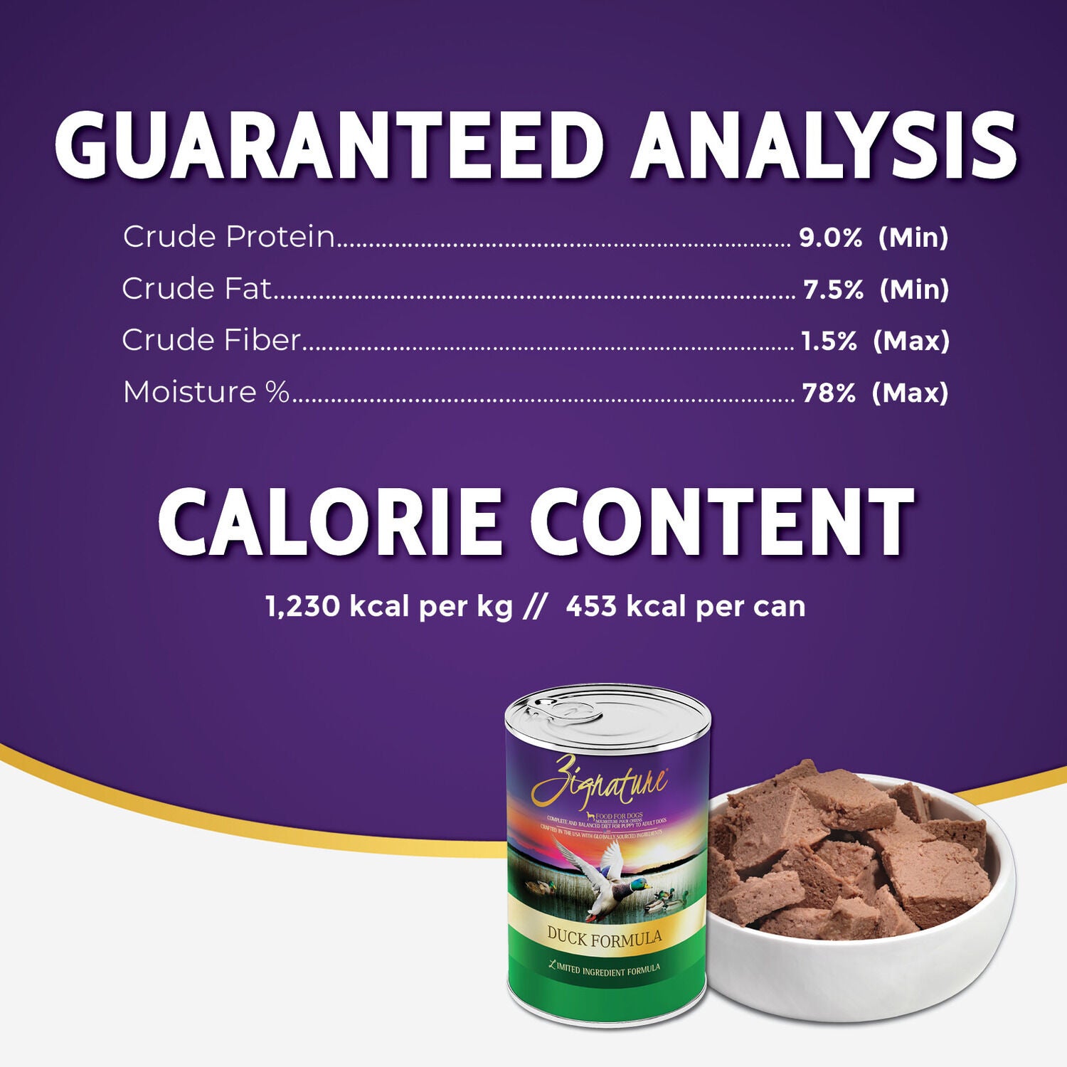 Zignature Duck Formula Wet Dog Food, 13 Oz