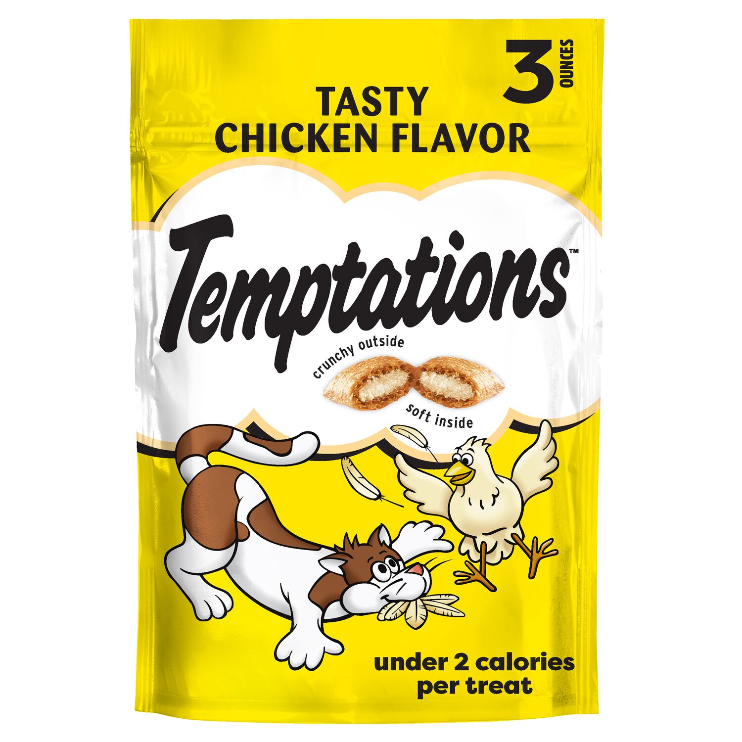 Temptations Classic Crunchy & Soft Tasty Chicken Cat Treats, 30-Oz