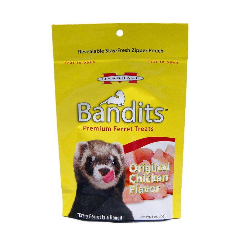 Bandits Premium Ferret Treats Chicken Flavor Small Animal Treat image number 1