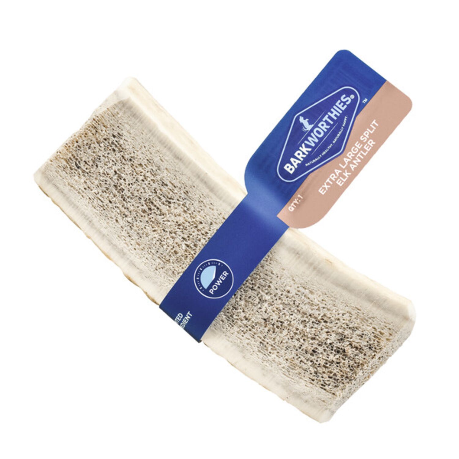 Barkworthies Split Elk Antler Dog Chew, Extra-Large