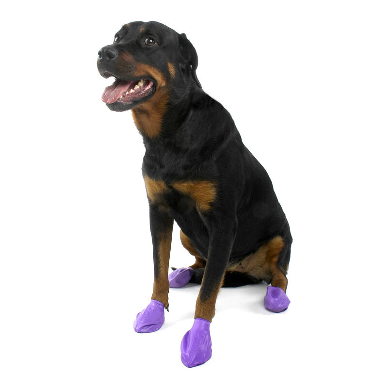 Natural Rubber Waterproof Dog Boots image number 5