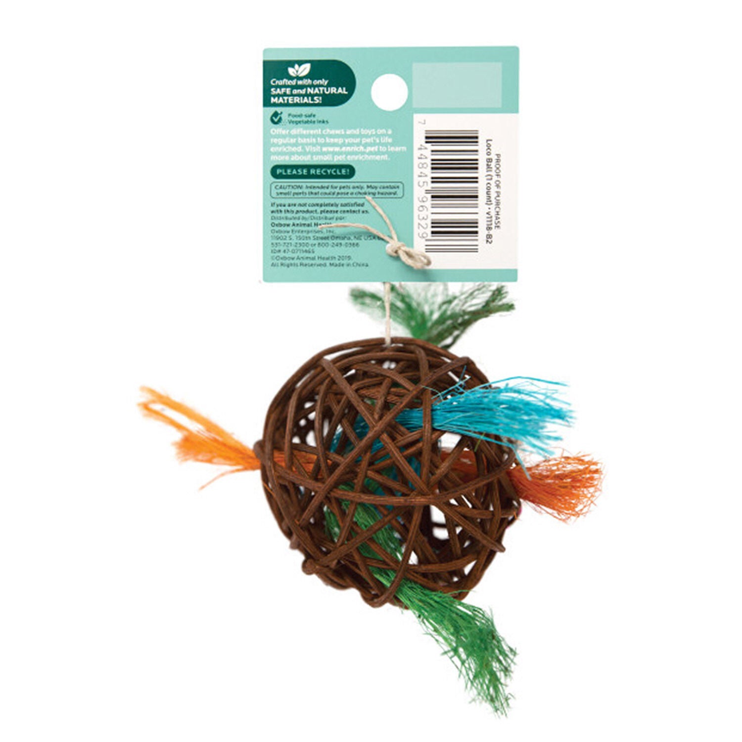 Oxbow Enriched Life Loco Ball Toy For Small Animals