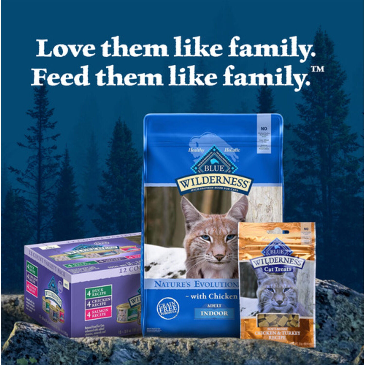 Blue Buffalo Wilderness Wild Delights Adult Wet Cat Food, Chicken & Trout Meaty Morsels, 3-Oz
