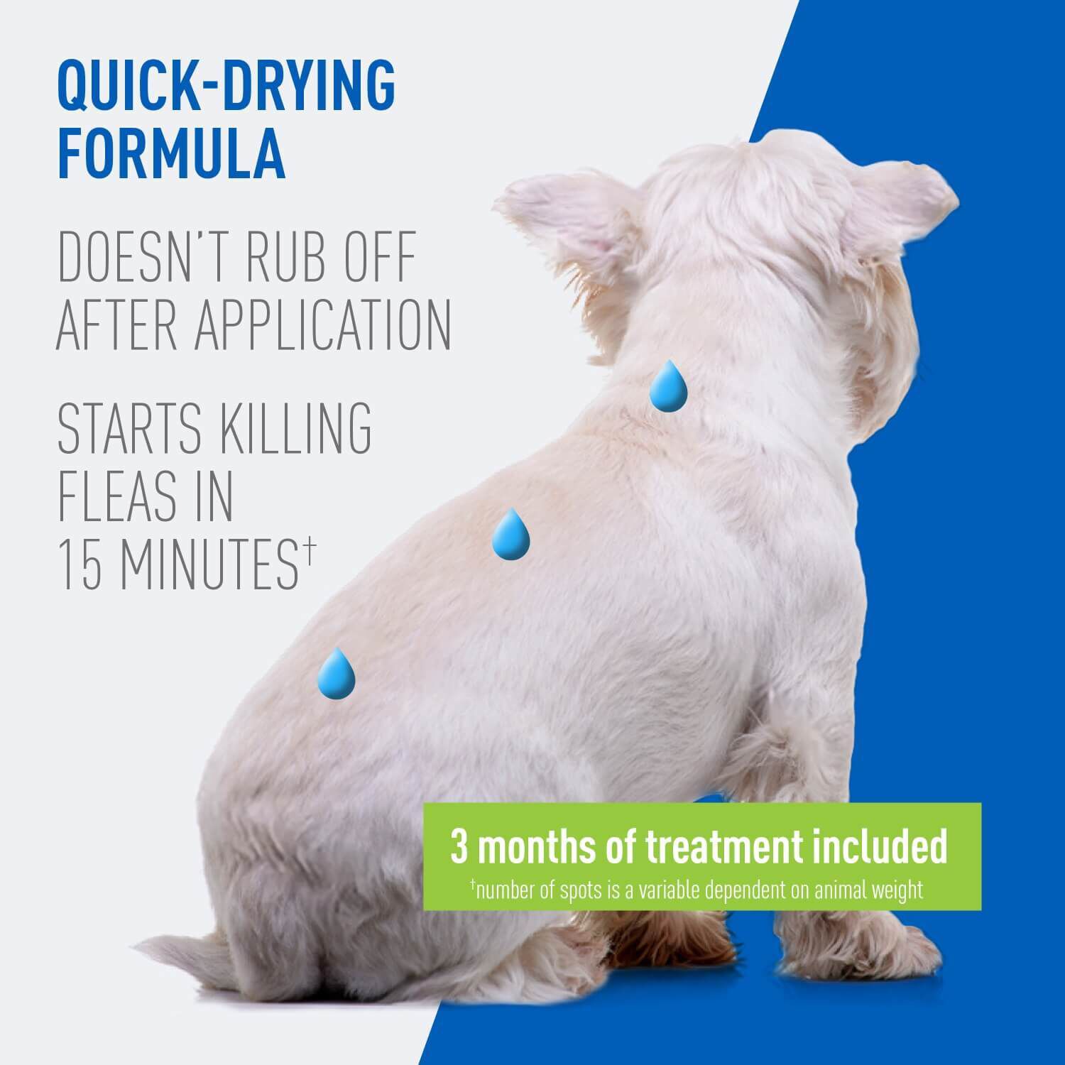 Adams Plus Flea & Tick Prevention Spot On For Dogs, Medium Dogs 15-30 Lbs