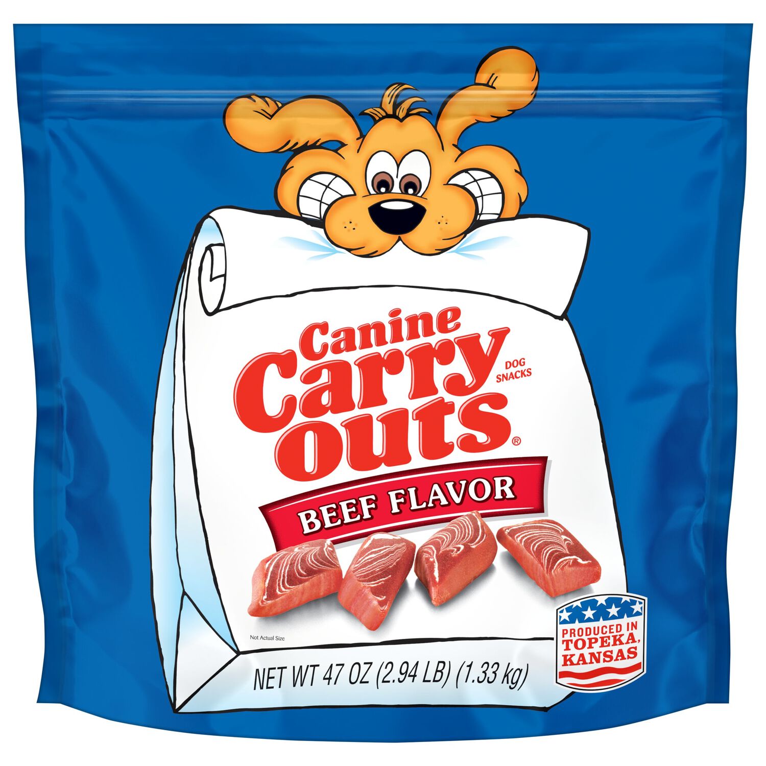 Canine Carryouts Beef Flavored Soft & Chewy Dog Treats