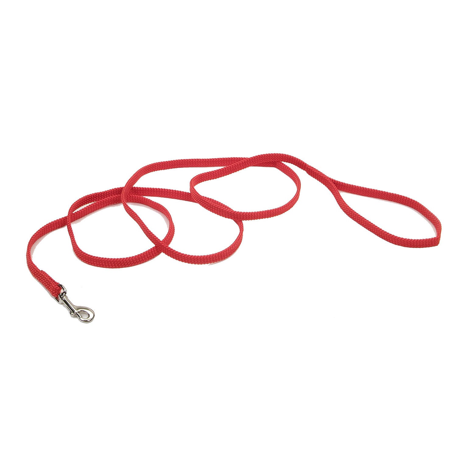 Coastal Pet Products Sunburst Nylon Dog Leash, 3/8" X 6' - Red