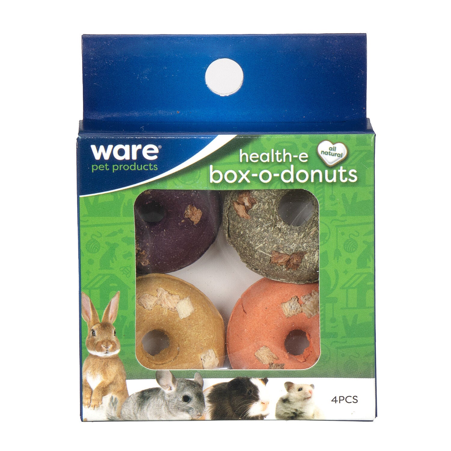 Ware Pet Products Health-E Box-O-Donuts Small Animal Toy