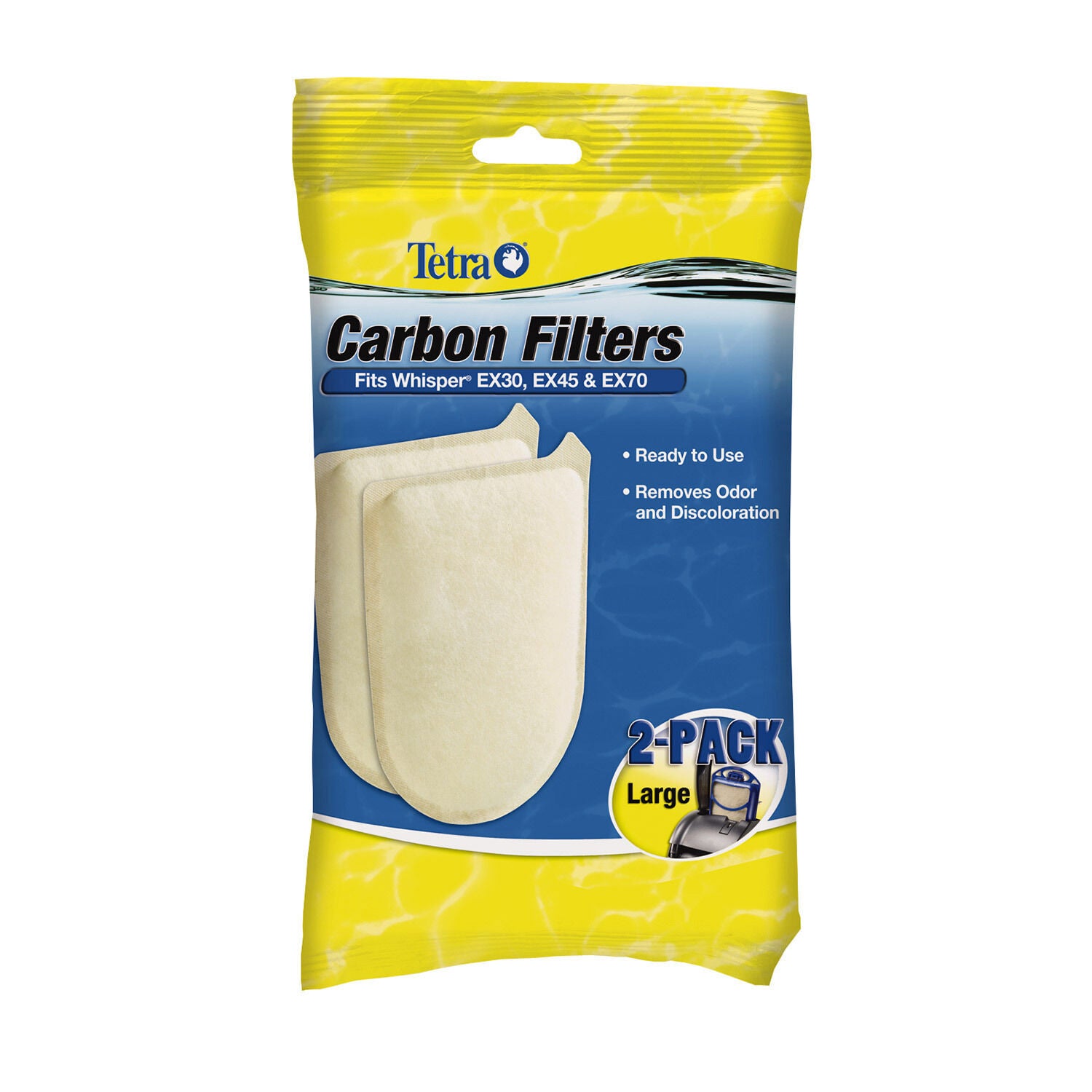 Tetra Whisper Carbon Replacement Filter Cartridges For Ex30/Ex45/Ex70 4Pk