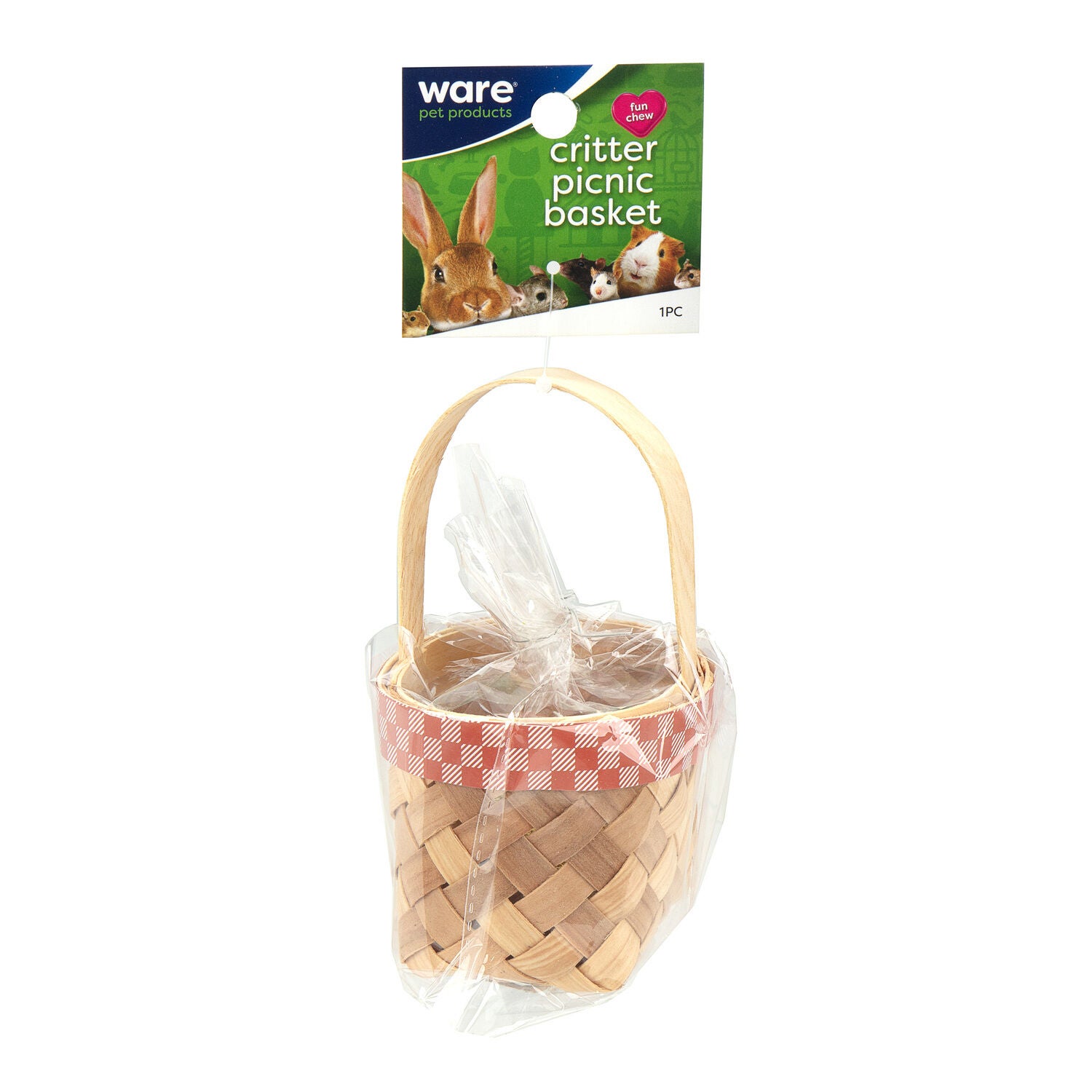 Ware Critter Picnic Basket Small Animal Toy