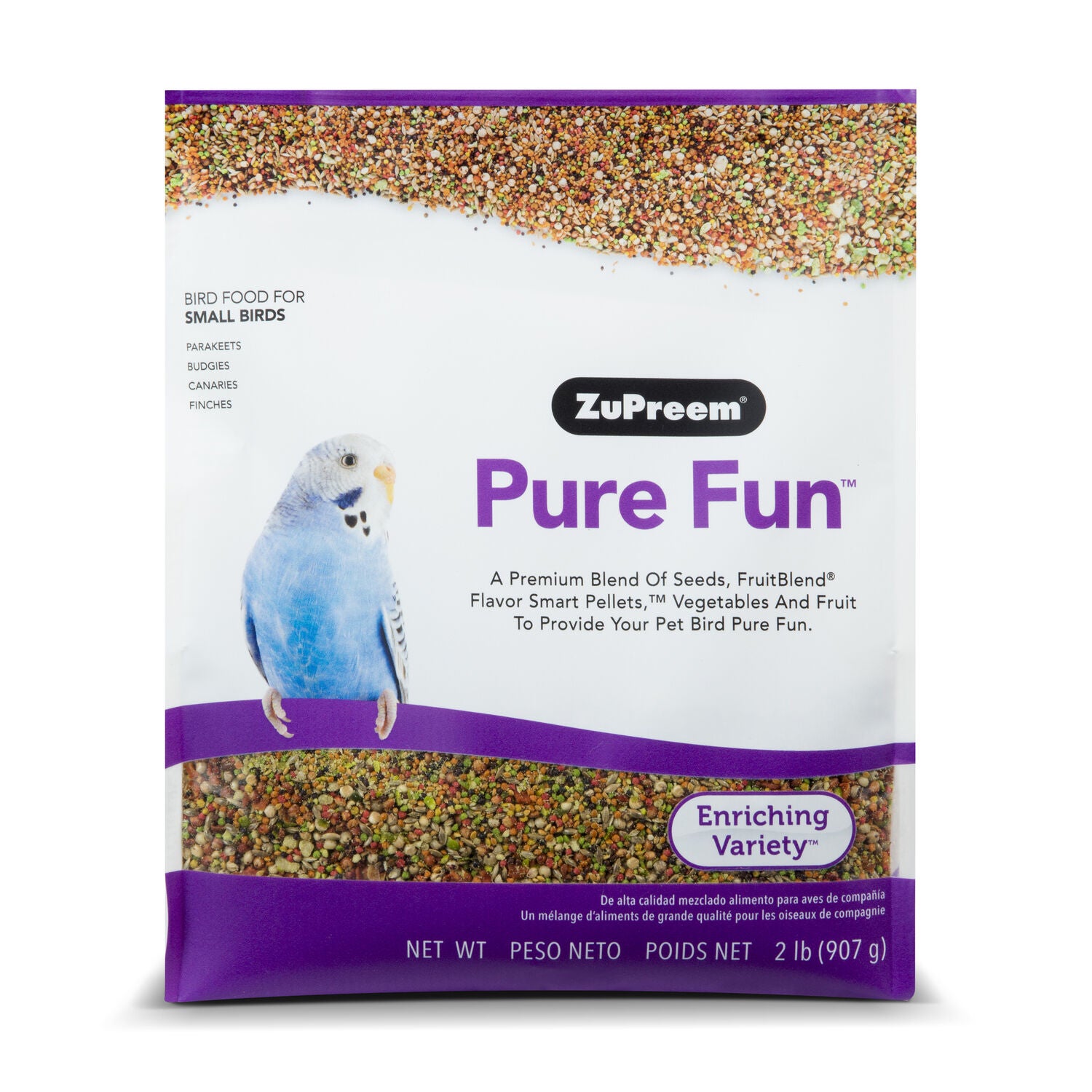 Zupreem Pure Fun For Small Birds Bird Food