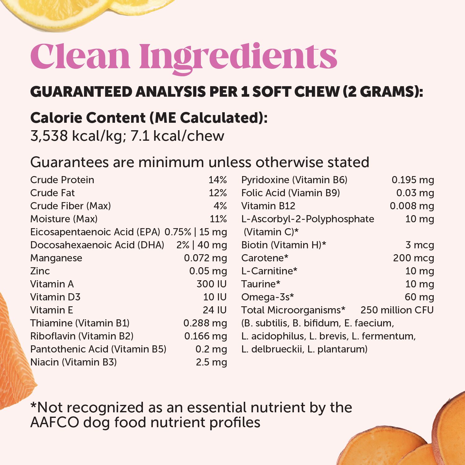 Pet Honesty Puppy Multivitamin Dog Supplement Chews, Bacon Flavor, 90-Count