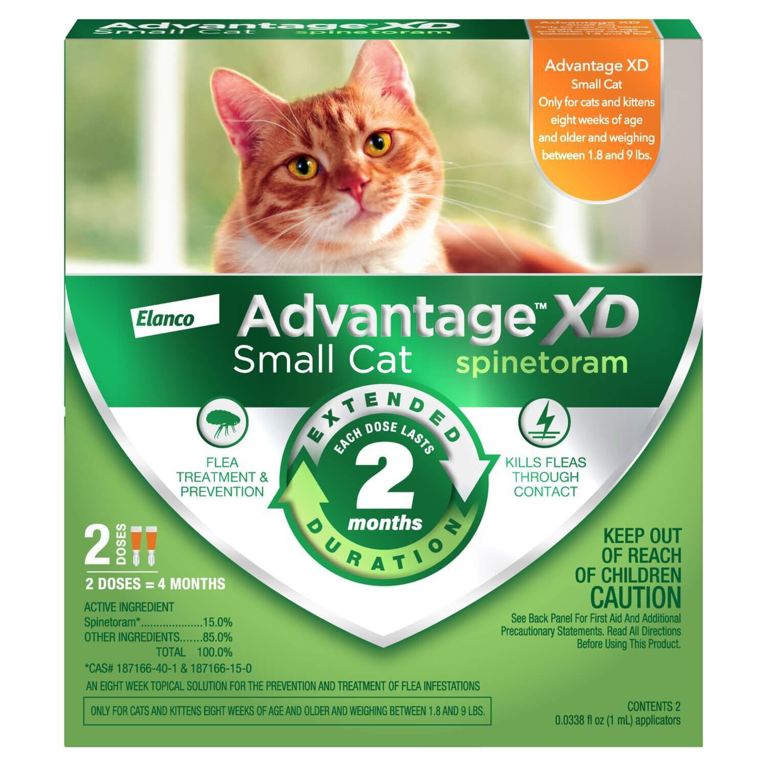 Advantage clearance small cat