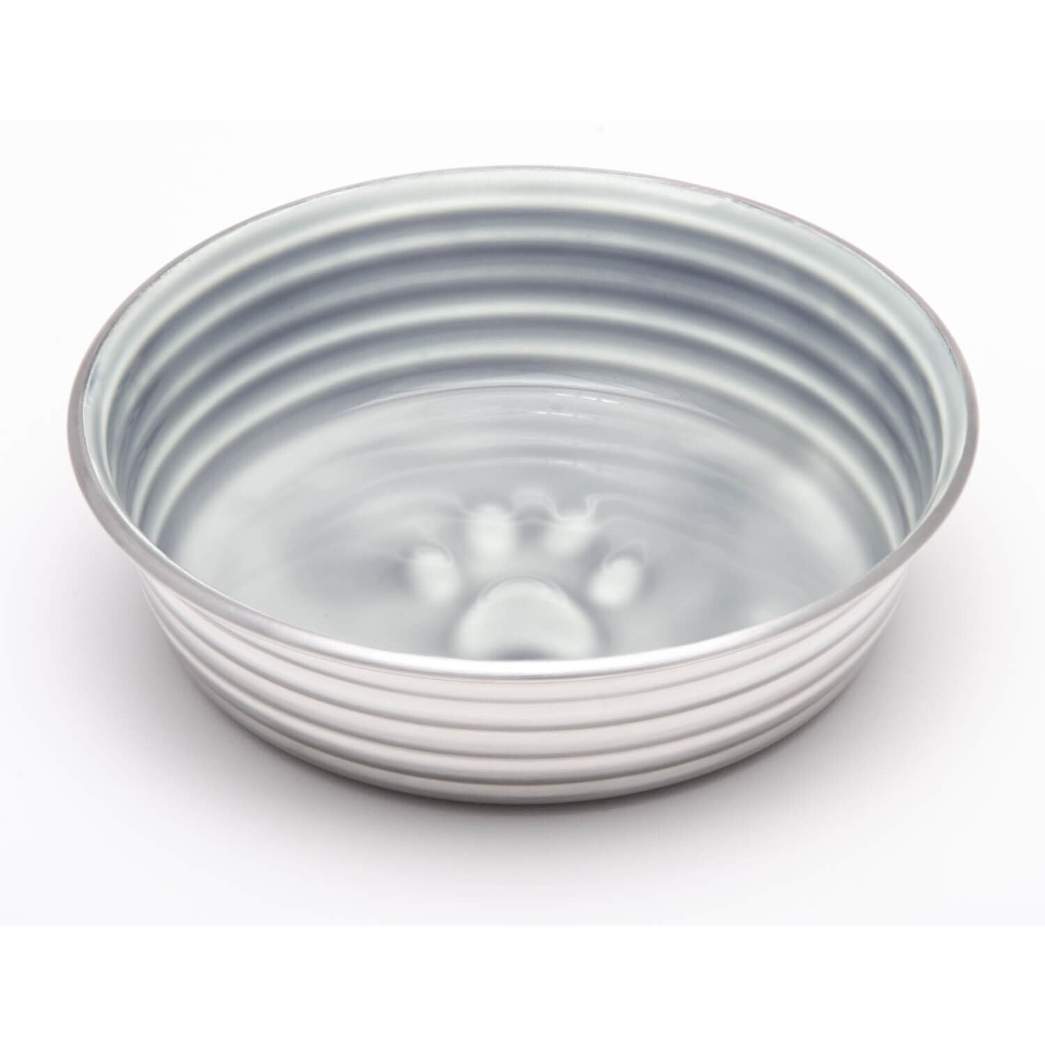 Le-Bol By Loving Pets No Tip, No Skid, Ceramic-Like Stainless Steel Dishwasher Safe Pet Feeding Bowl - Parisian Gray