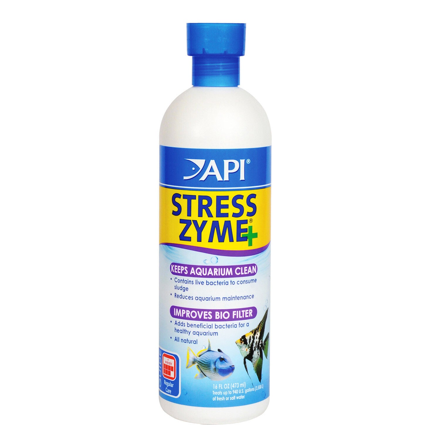 Api Stress Zyme Freshwater And Saltwater Aquarium Cleaning Solution