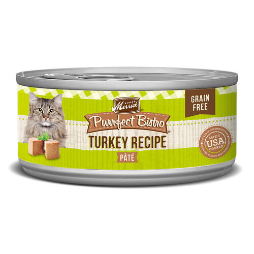 Purrfect Bistro Grain Free Turkey Recipe Pate Cat Food