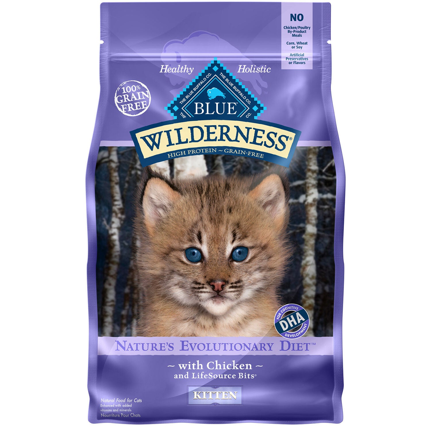 Blue Buffalo Wilderness Chicken Recipe Kitten Cat Food