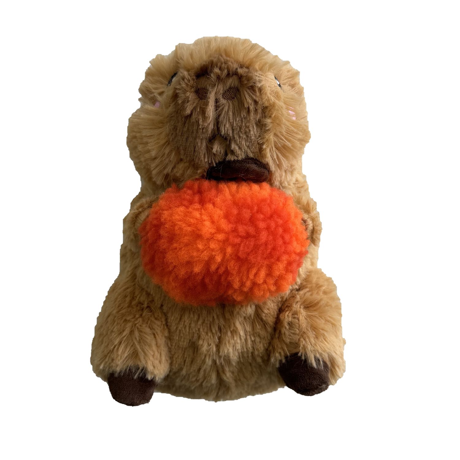 Aristopet Pumpkin Spice Capybara Plush Dog Toy