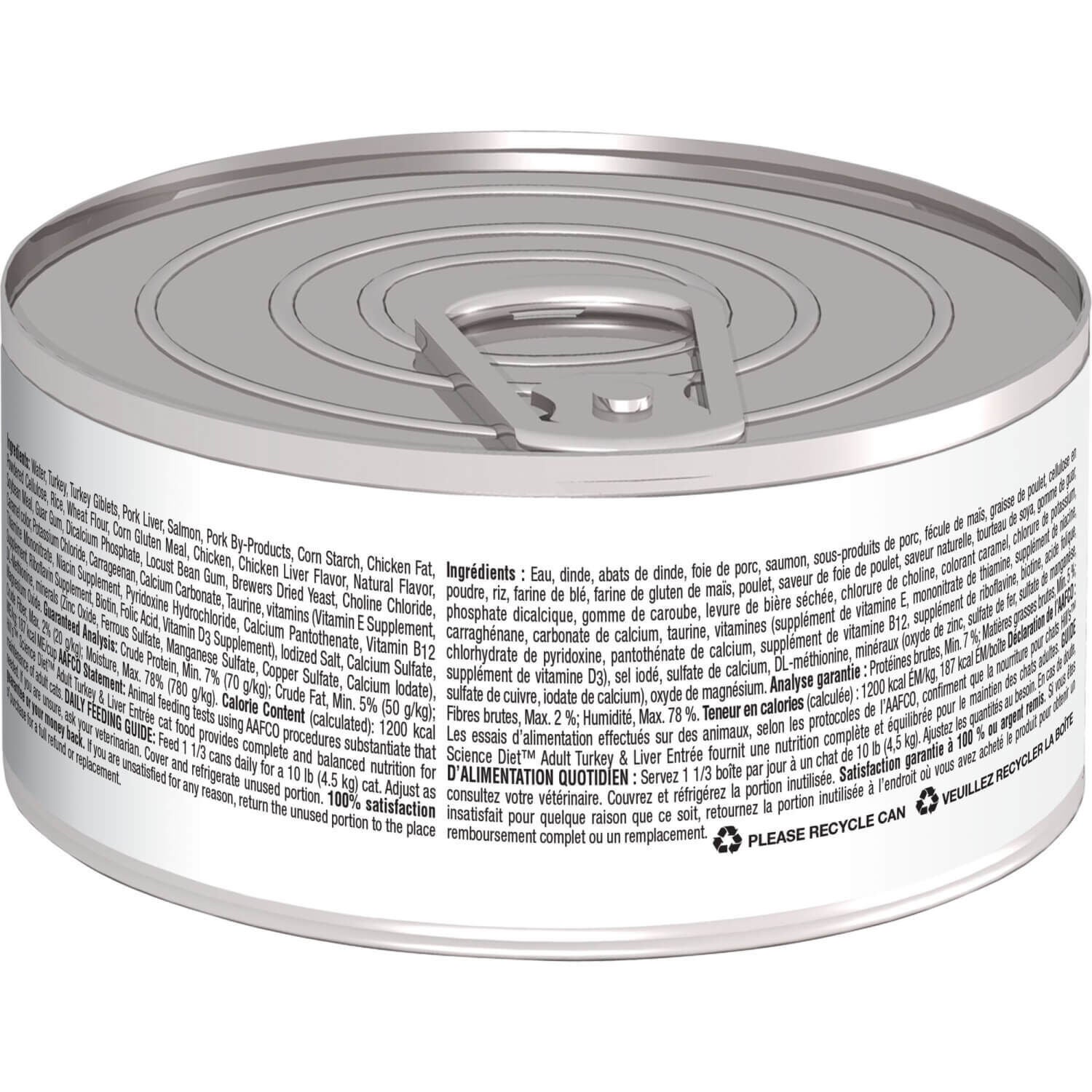 Hill's Science Diet Adult Turkey & Liver Entr&eacute;e Wet Cat Food