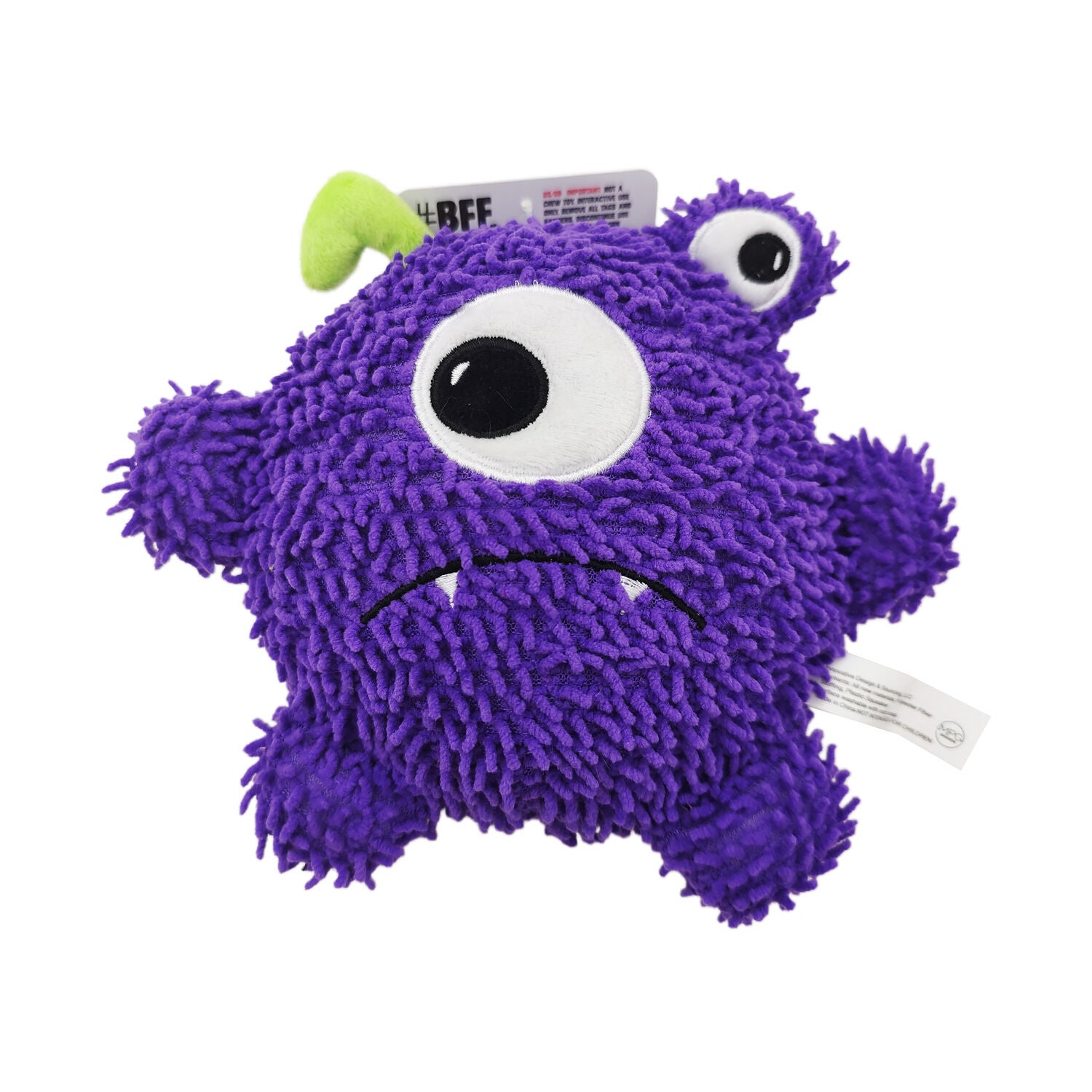 #Bff Noodle Monsters Purple Plush Dog Toy