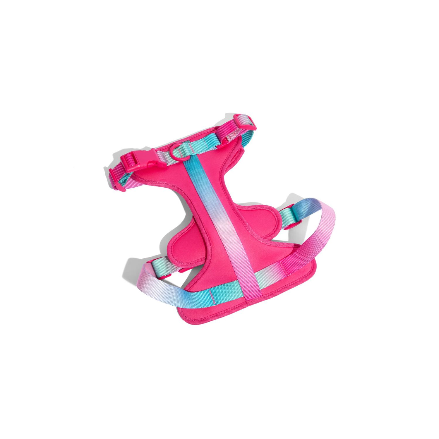 Pink Papyrus Stasia Dual Clip Versitle Buckle Adjustable Dog Harness, Pink, Large