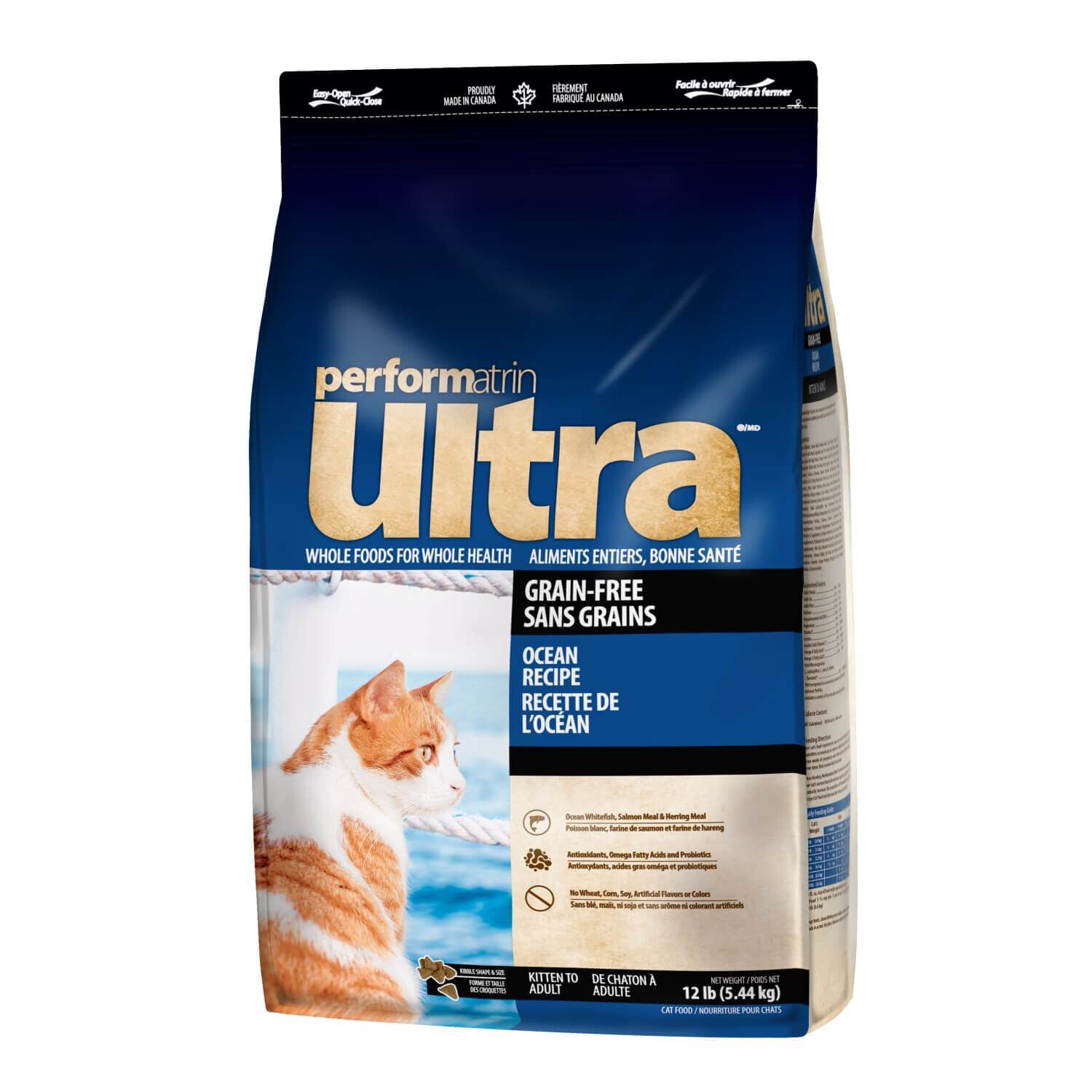 Performatrin Ultra Grain-Free Ocean Recipe Dry Cat Food