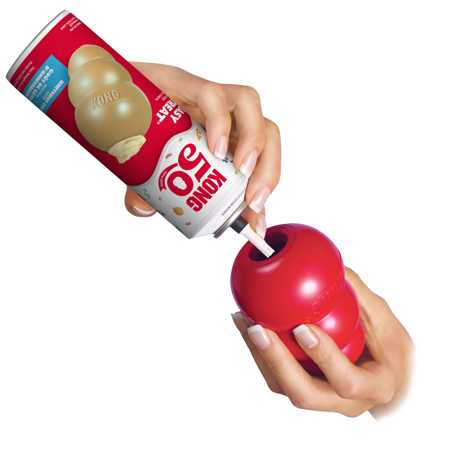 Kong Easy Treat Squeezable Dog Treat, Birthday Cake - 8-Oz