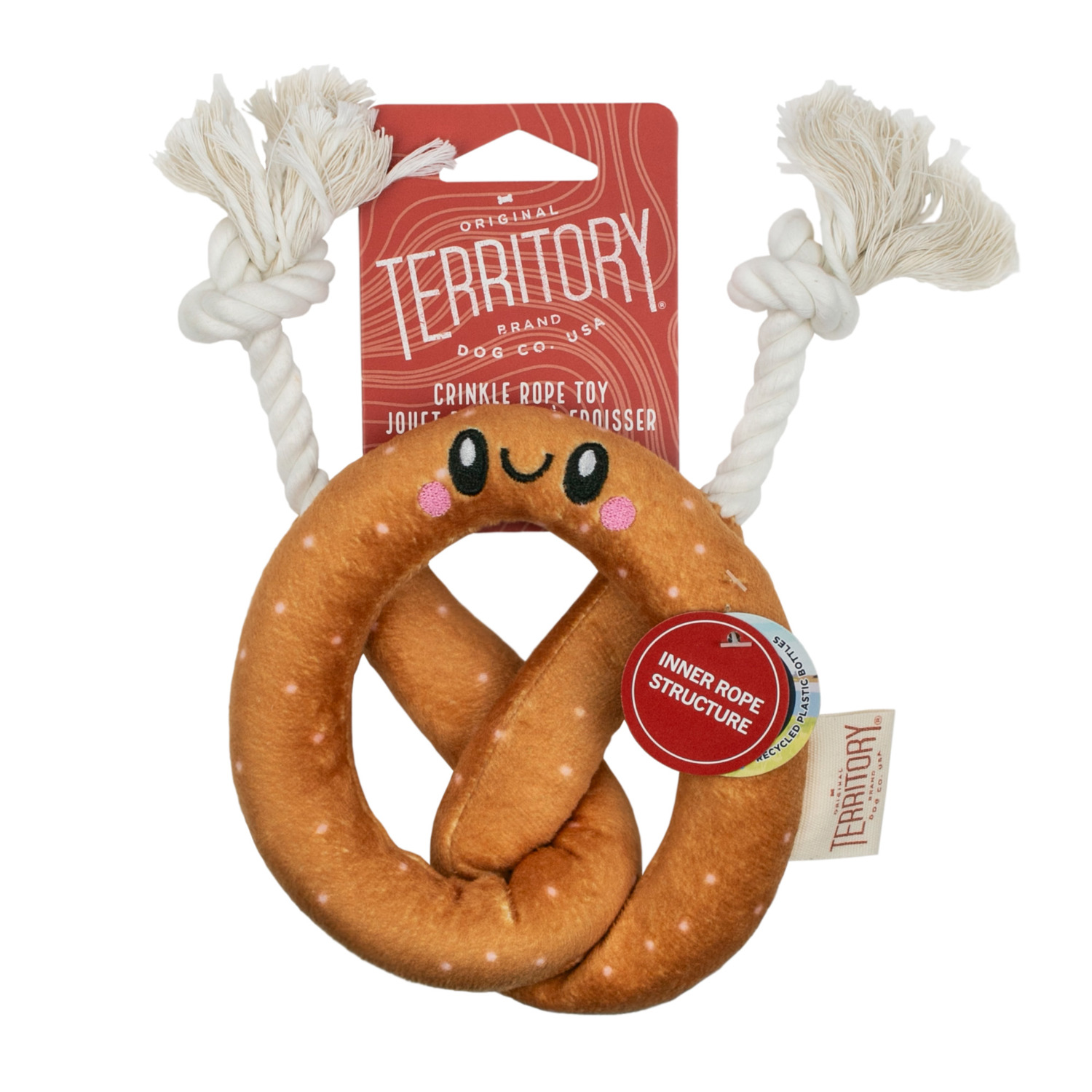Territory Pretzel Rope & Tug Dog Toy, 8"