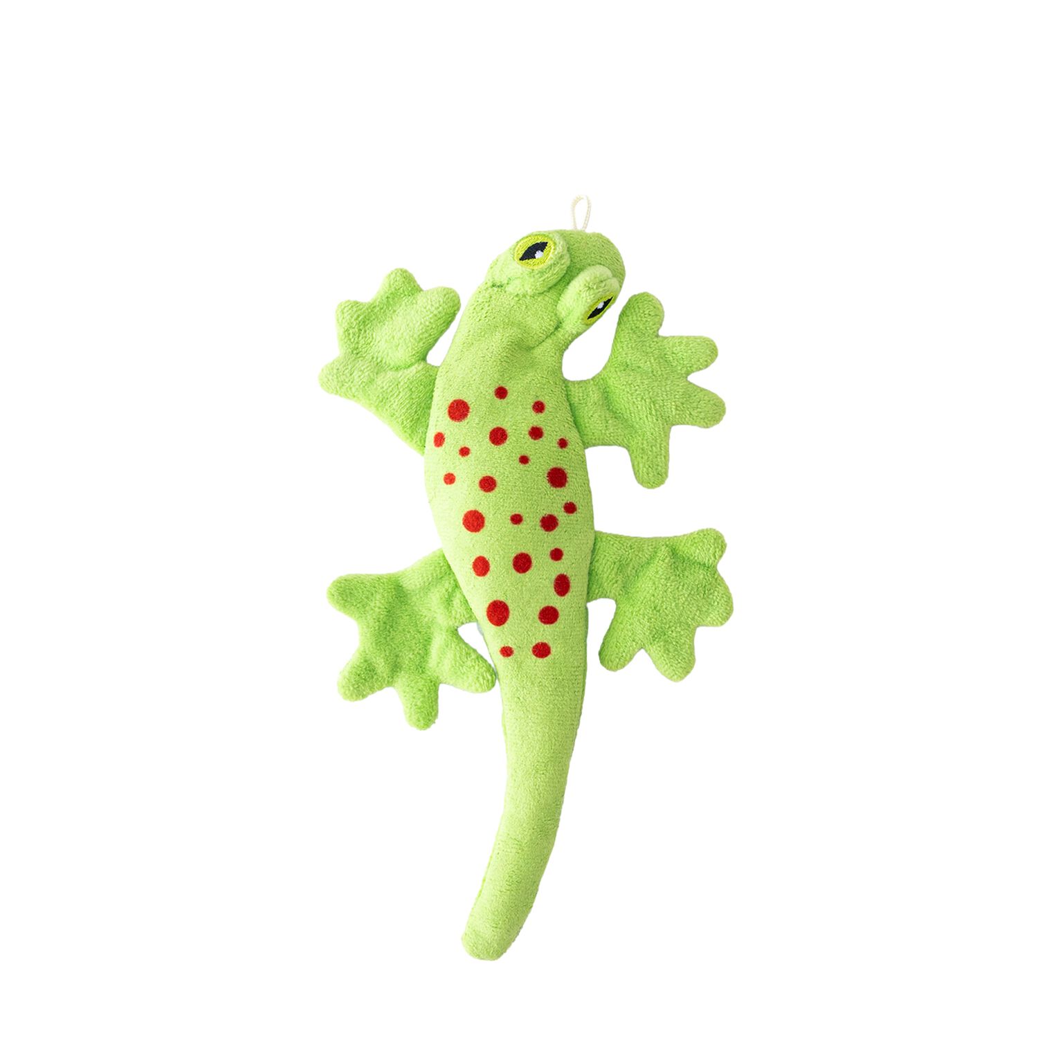 Tall Tails Lizard Rope Body Stuffless Squeaker Plush Dog Toy, 8-Inch