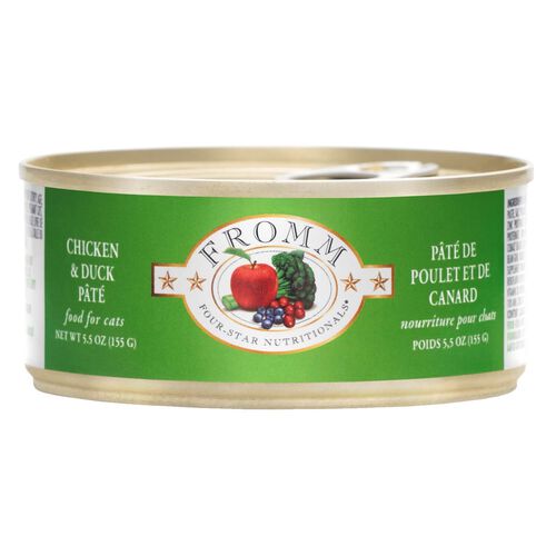 Fromm Four Star Chicken & Duck Pâté Food For Cats 5.5 Oz