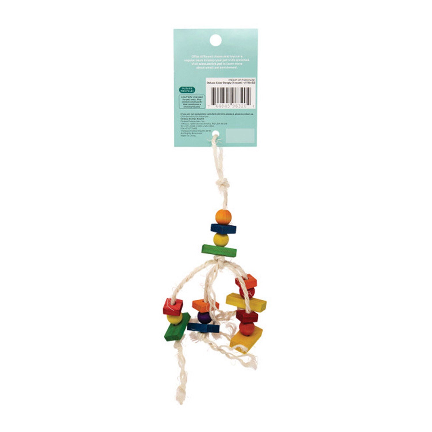Oxbow Enriched Life Deluxe Color Dangly Toy For Small Animals