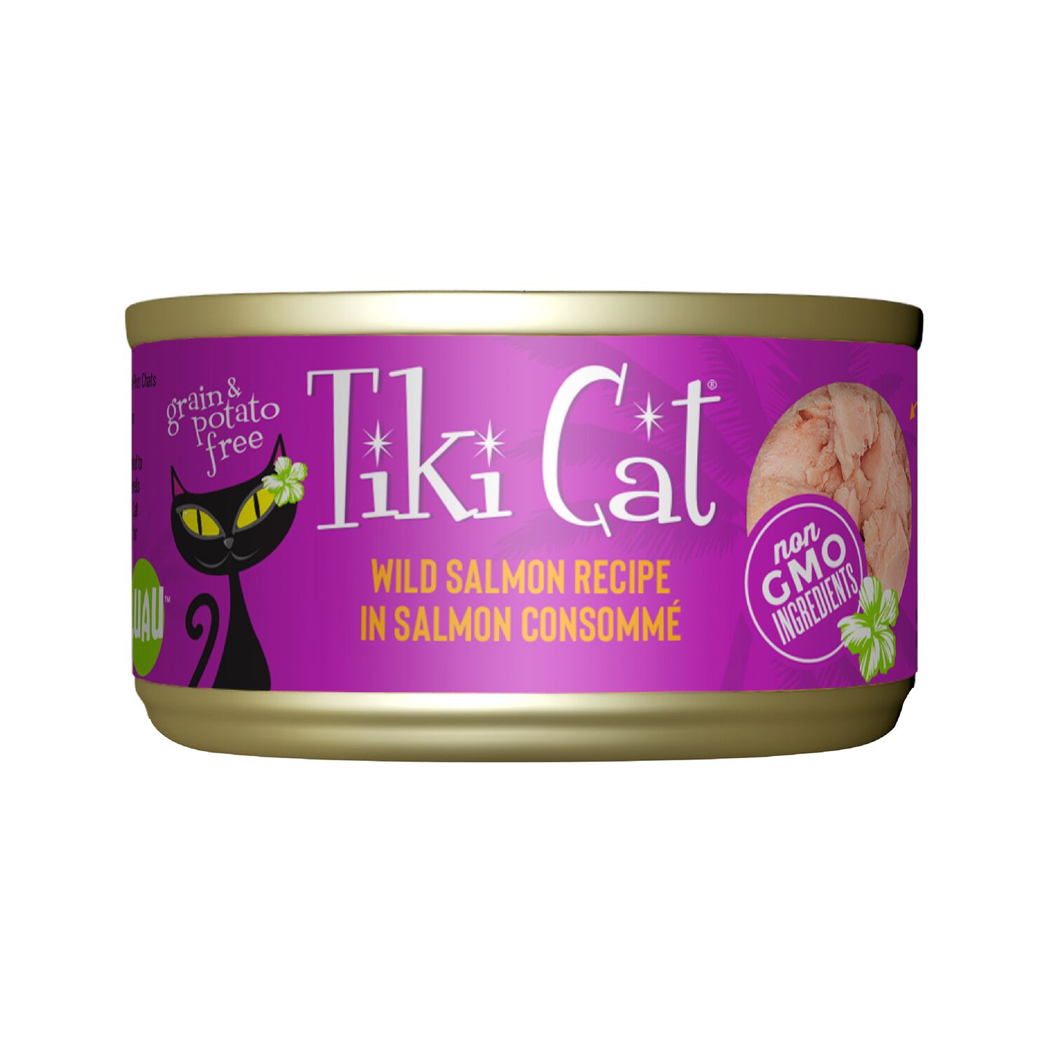 Tiki Cat Luau Wet Cat Food, Wild Salmon