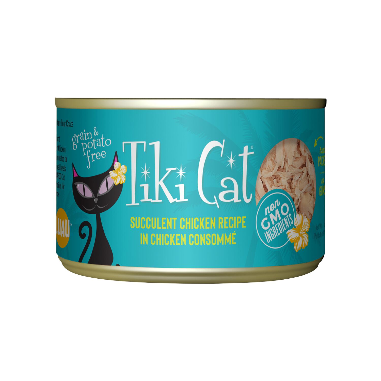 Tiki Cat Luau Wet Cat Food, Succulent Chicken
