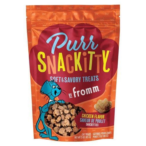 Fromm Purr Snackitty Chicken Flavor Snackitties Treats For Cats 3 Oz
