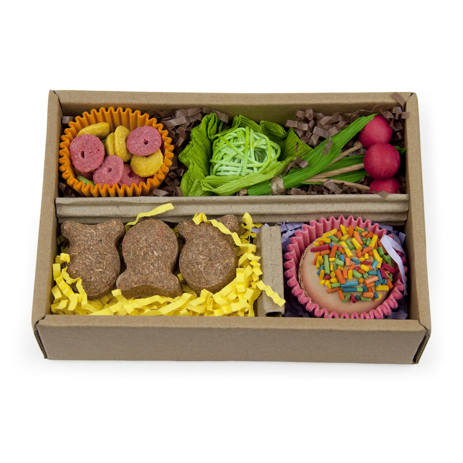 Prevue Pet Products Naturals Bento Chew & Shred Box Small Animal Toy
