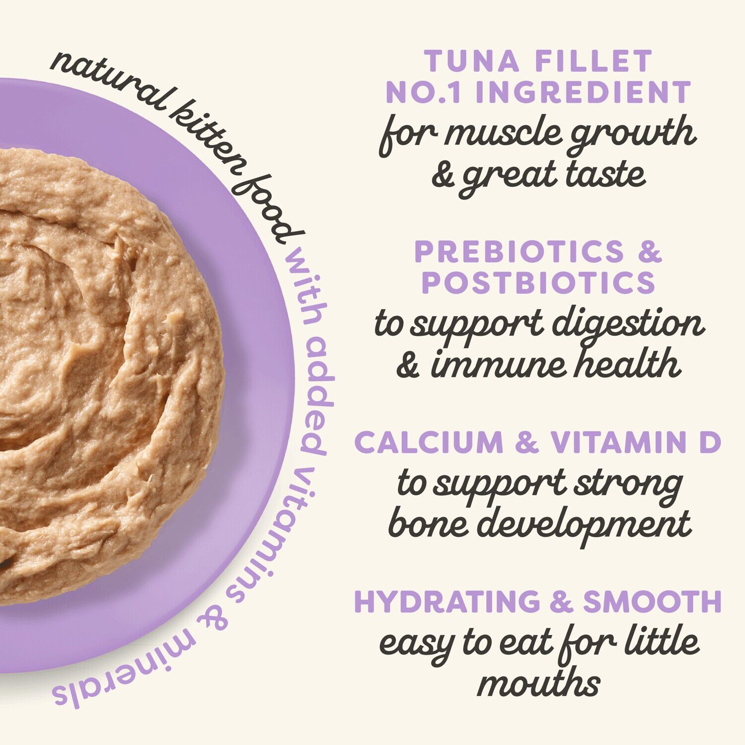 Applaws Kitten Healthy Start Tuna Fillet Recipe Pat&eacute; Wet Cat Food, 2.47-Oz