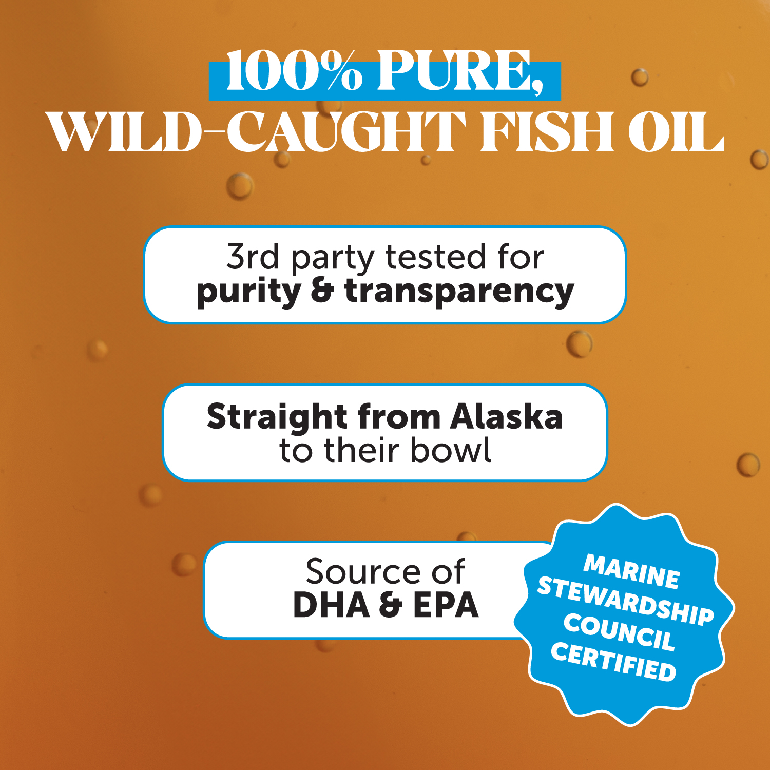 Pet Honesty Omega 3 Fish Oil Supplement For Dogs & Cats, 16-Oz Bottle