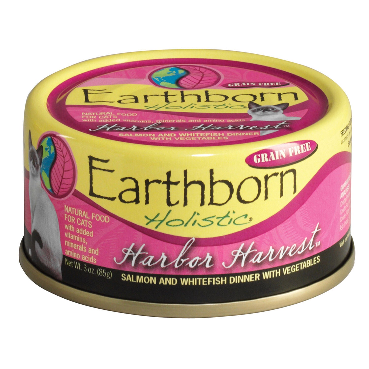 Earthborn Holistic Harbor Harvest Salmon And Whitefish Dinner With Vegetables Cat Food