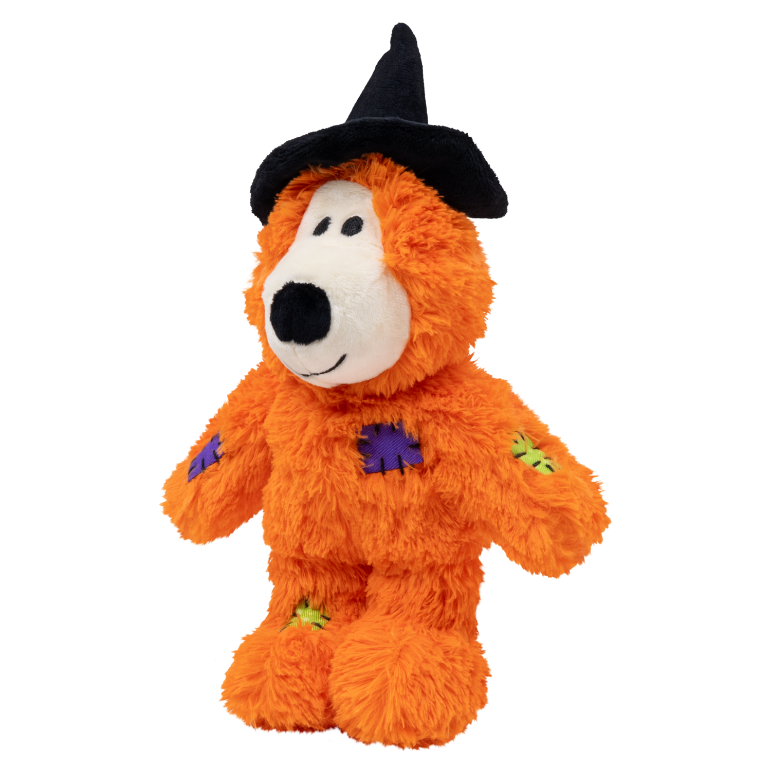 Kong Halloween Wild Knots Witch Bear Squeaky Plush Dog Toy, Purple, Medium/Large