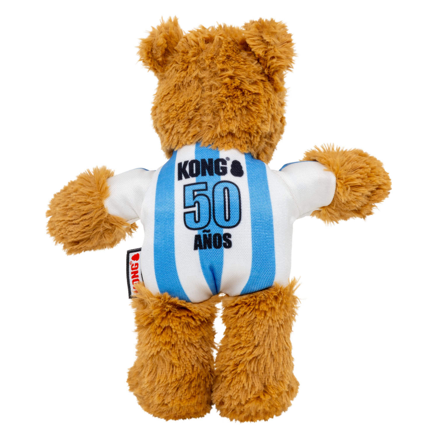 Kong Wild Knots Sport Soccer Bear Plush Tug Dog Toy, Argentina
