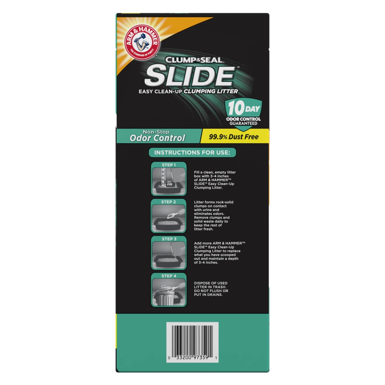 Arm & Hammer Slide Odor Control Clumping Cat Litter