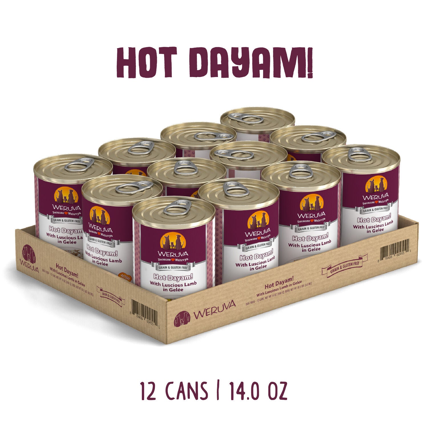 Weruva Classic Hot Dayam! Grain-Free Wet Dog Food, 14-Oz