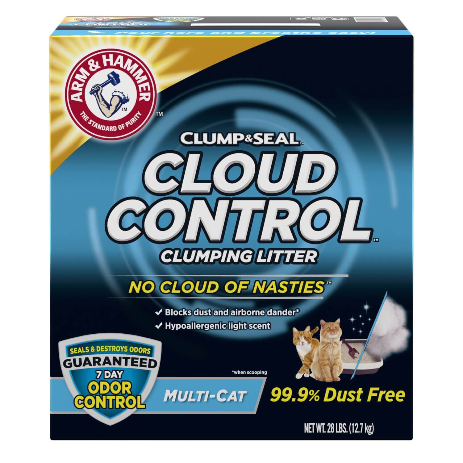 Arm & Hammer Clump & Seal Cloud Control Multi-Cat Cat Litter