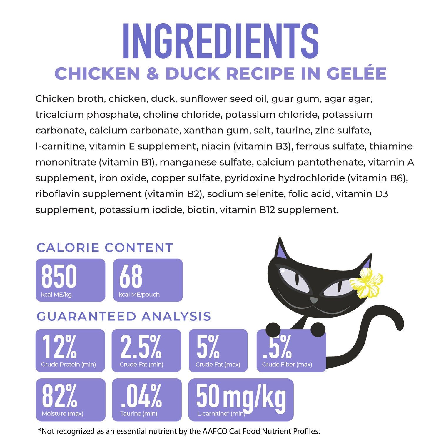 Tiki Cat Luau Lean Gelee Wet Cat Food, Chicken & Duck Recipe, 2.8-Oz. Pouch