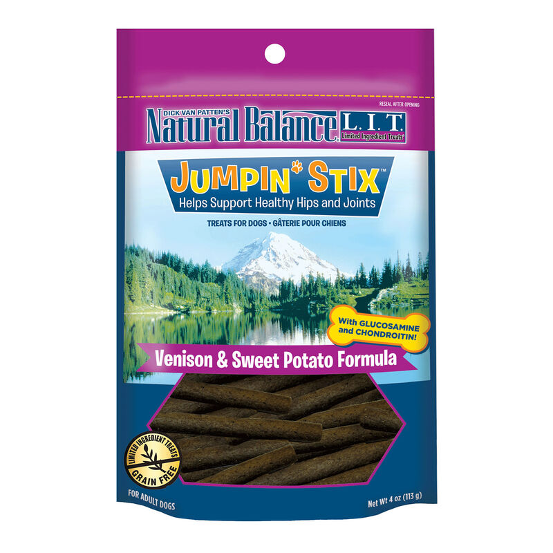 L.I.T. Limited Ingredient Treats Jumpin' Stix Venison & Sweet Potato Formula Dog Treats image number 1