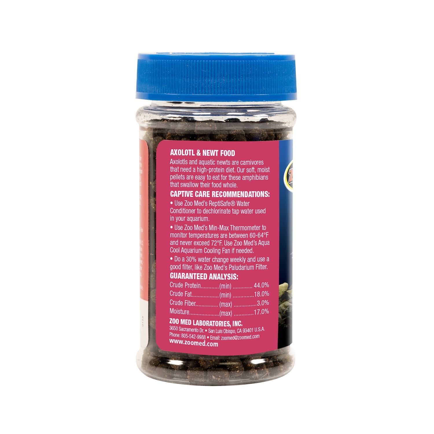 Zoo Med Axolotl & Aquatic Newt Food, 2 Oz