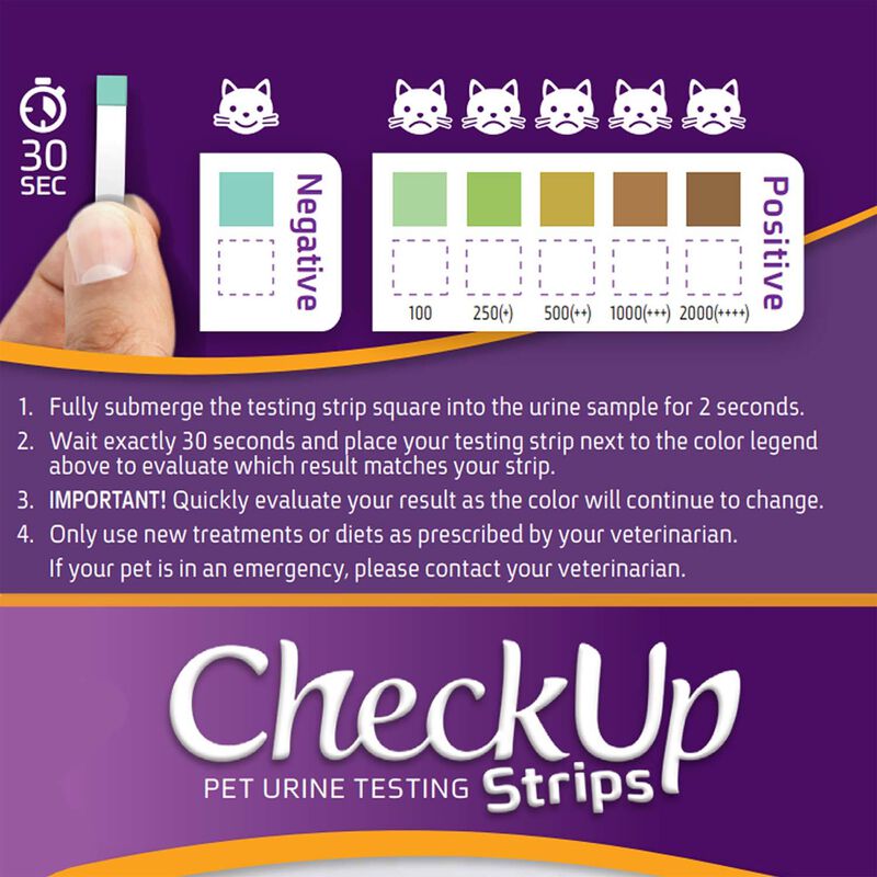 Diabetes Check For Pets Urine Testing For Dogs & Cats - 50 Strips image number 3