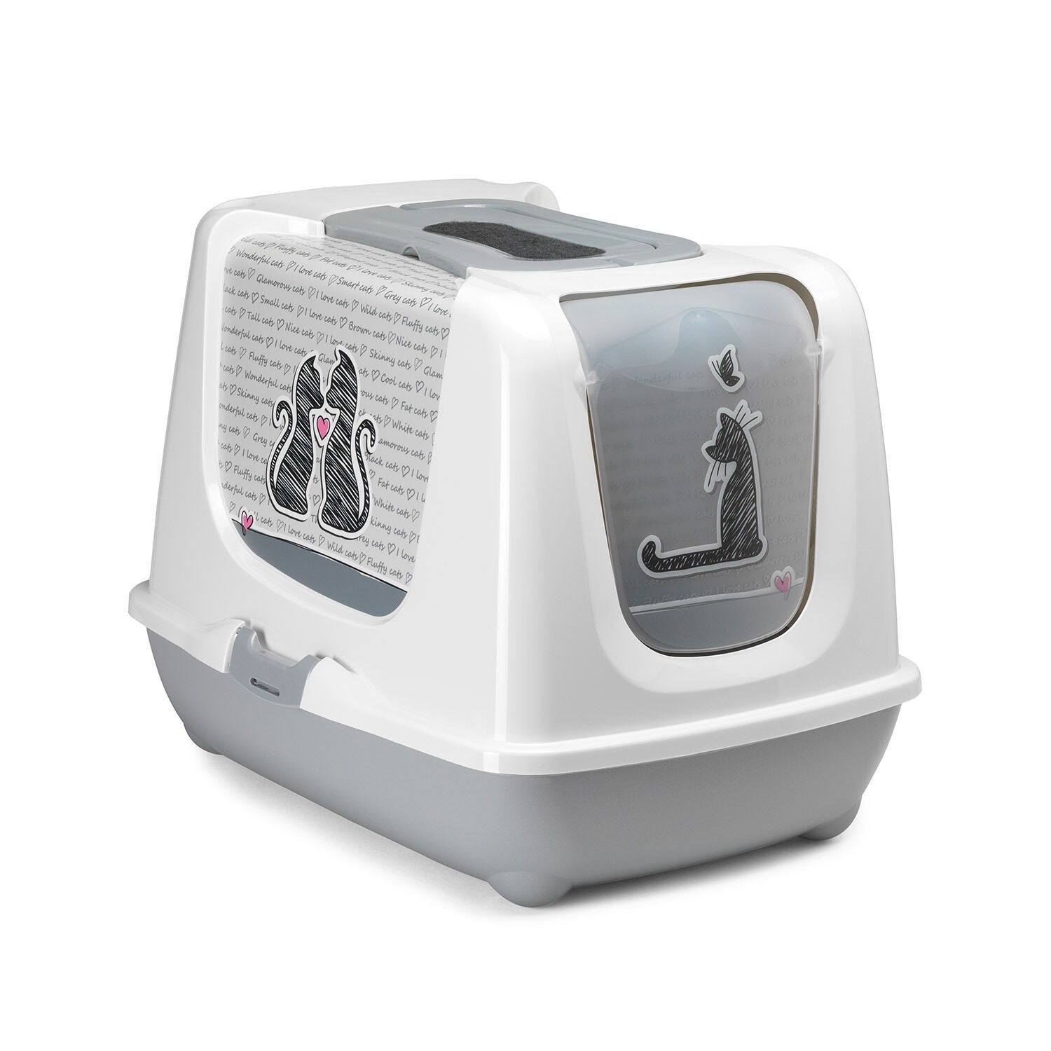 Whisker city premium outlet hooded cat litter pan