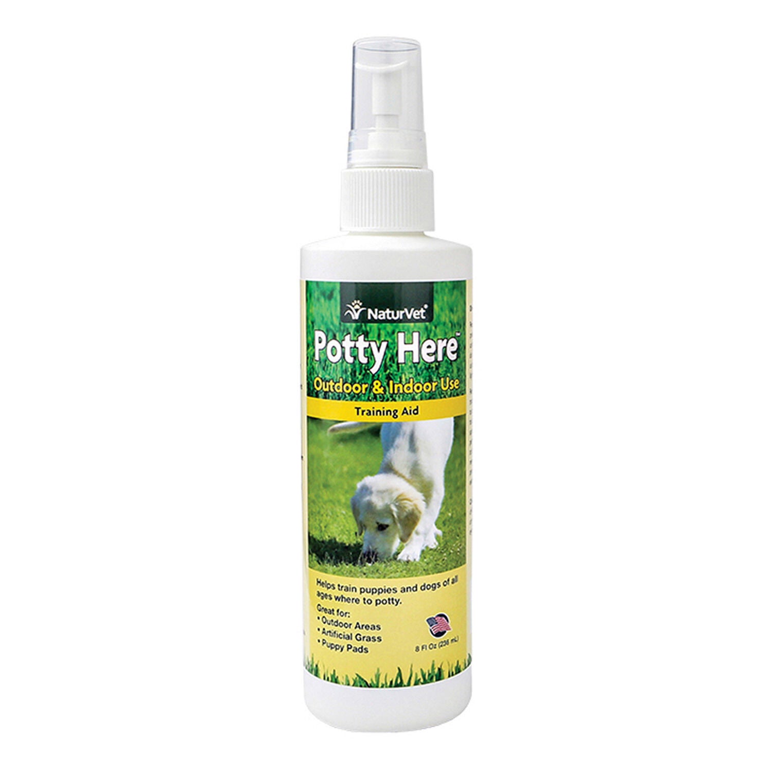 Potty Here Training Aid Spray For Outdoor And Indoor Use 8oz Pet