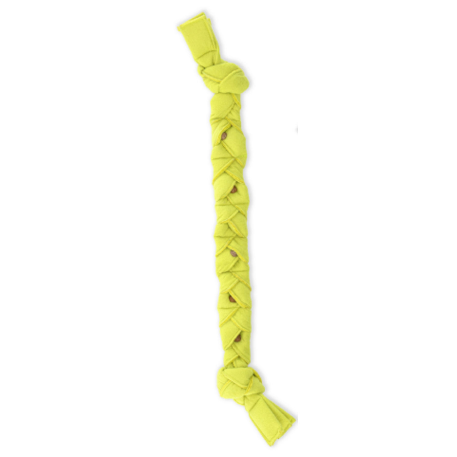 Guru Squeaking Tennis Snuffle Rope Interactive Dog Toy, 24""